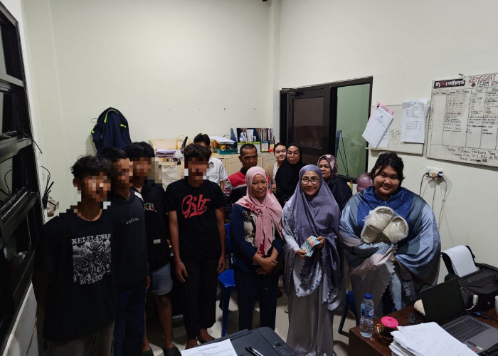 Empat Remaja Terduga Pencurian Dipulangkan ke Orang Tua, Kapolsek Ratu Agung Tekankan Pembinaan