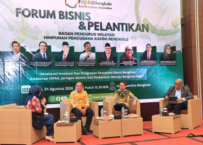 HIPKA Bengkulu Tancap Gas, Kolaborasi Pengusaha dan Perbankan Didorong Perkuat Ekonomi Daerah