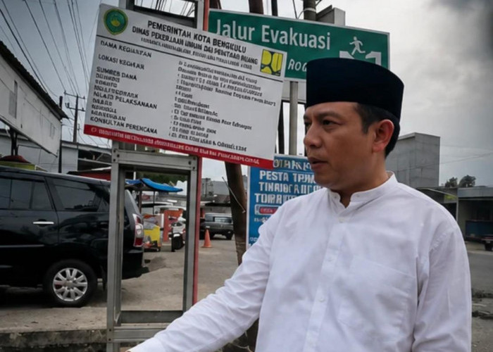 Pemkot Bengkulu Percepat Penanganan Banjir, Wali Kota Tinjau Pelebaran Drainase di Rawa Makmur