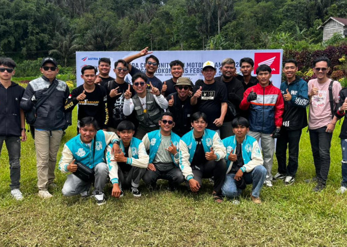 Pererat Solidaritas, Honda Community Bengkulu Gelar Fun Motour Camp 2026 di Sungai Trokon