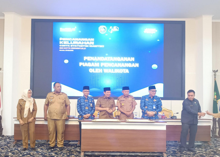 Sukses Jalankan Program Kelurahan Cantik, Wali Kota Bengkulu dan BPS Siapkan Penghargaan Khusus