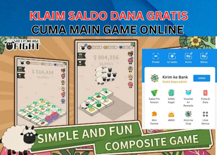Klaim Saldo Dana Gratis Rp50.000 Tiap Hari! Tanpa Modal Cuma Main Game Online