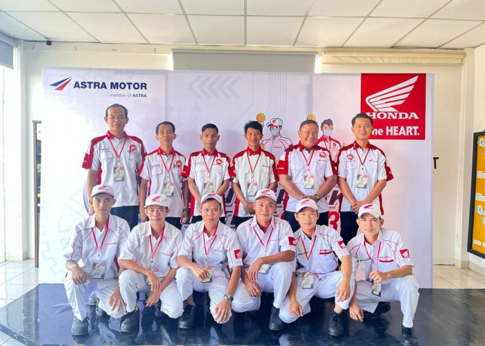 Astra Motor Bengkulu Kirim Teknisi dan Service Advisor Terbaik di The 27th AHM Technical Skill Contest 2023