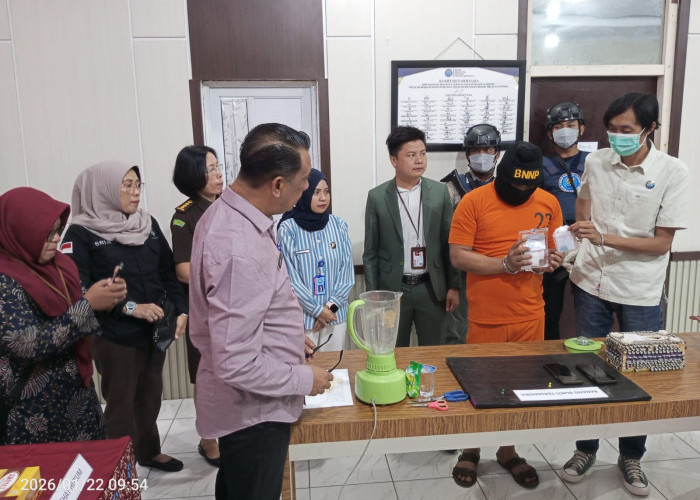 BNNP Bengkulu Musnahkan Sabu dan Ekstasi Hasil Tangkapan di Rejang Lebong