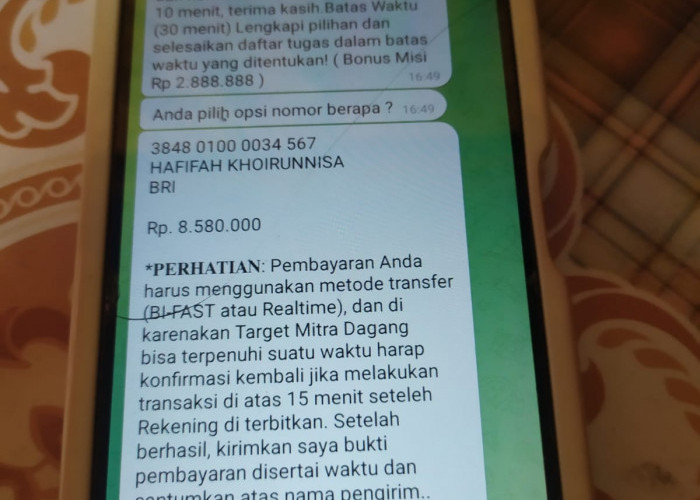 Penipuan Modus Kerja Freelance di Shopee, IRT Asal Bengkulu Rugi Puluhan Juta