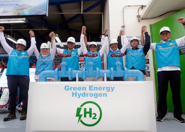  Resmikan Plant Pertama di Indonesia, Kementerian ESDM: PLN Miliki Cara Paling Cepat Hasilkan Green Hydrogen