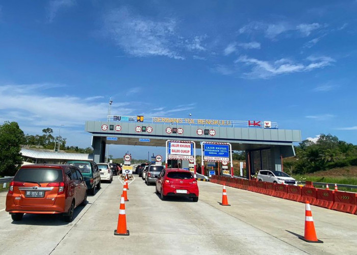 Pengguna Jalan Tol Bengkulu -Taba Penanjung Meningkat, Tembus 10 Ribu Selama Nataru 