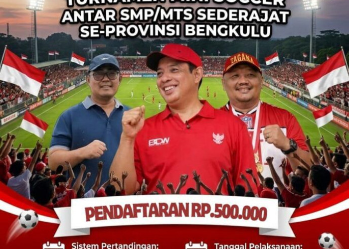 Wali Kota Cup 2026 Digelar, Turnamen Mini Soccer Pelajar dan OPD se-Bengkulu Dibuka
