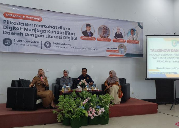 Pemprov Bengkulu Perkuat Literasi Digital Dukung Situasi Kondusif