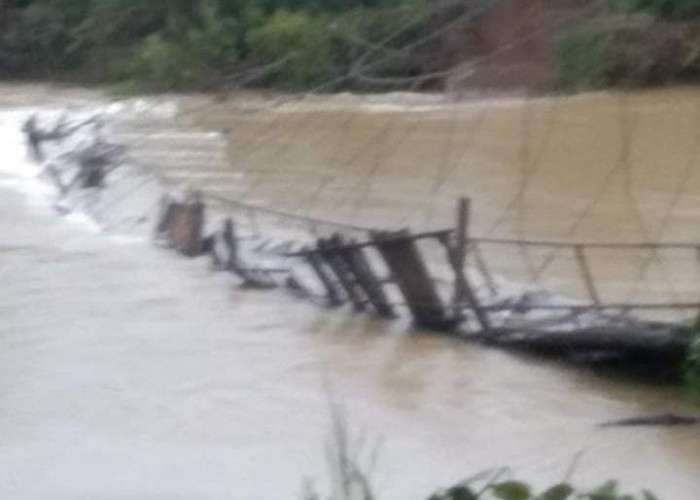 2 Kecamatan di Bengkulu Utara Kembali Banjir, 1 Jembatan Putus