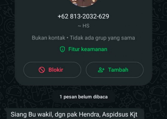 Waspada! Nama Aspidsus Kejati Bengkulu Dicatut untuk Modus Penipuan