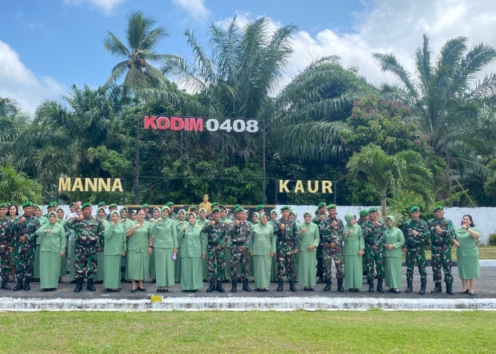  10 Personel Kodim 0408/BS Naik Pangkat, Satu Purna Tugas