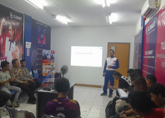 Instruktur Safety Riding Astra Motor Bengkulu Bekali Karyawan XL Center Tentang Keselamatan Berkendara  