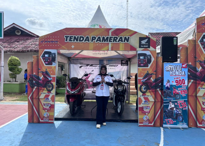 Product Exhibition Honda Meriahkan HOLAHOOP  SMKN 3 Seluma