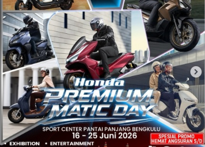 Astra Motor Bengkulu Hadirkan Honda Premium Matic di Festival Tabut, Ada Promo Hemat Angsuran Hingga Rp 8,1 Ju