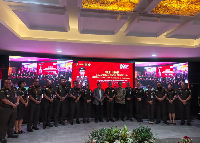 Harla ke-80, Kejati Bengkulu Gelar Seminar Hukum Dalam Penanganan Perkara