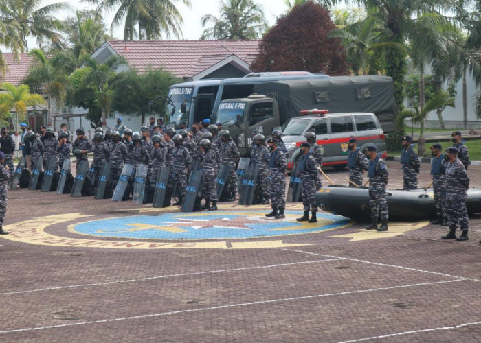 Jelang Lebaran, TNI AL Lanal Bengkulu Kerahkan Bantuan Pengamanan di Pelabuhan dan Objek Vital 