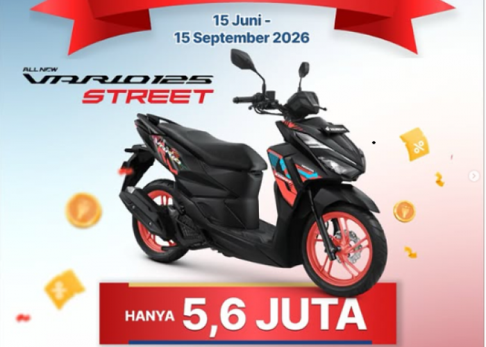 Spesial HUT ke-56 Astra Motor, Konsumen Bengkulu Bisa Tebus Vario 125 Street Hanya Rp5,6 Juta