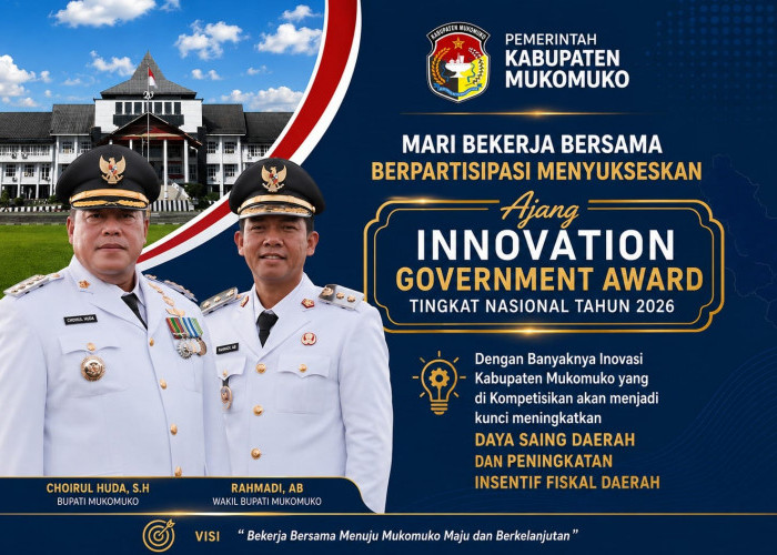 Daftarkan 15 Inovasi ke Kemendagri, Pemkab Mukomuko Incar Kenaikan Indeks IGA 2026