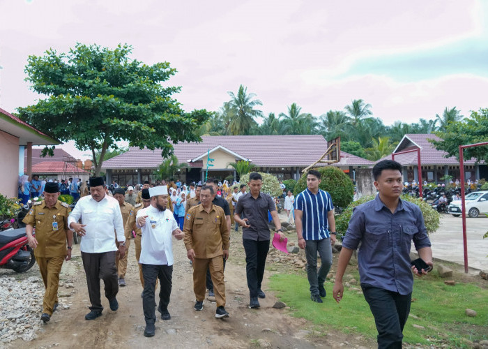 Kunjungi SMK N 3 Seluma, Gubernur Helmi Siap Bantu Pembebasan Lahan Sekolah dan Tambah Fasilitas Pendidikan