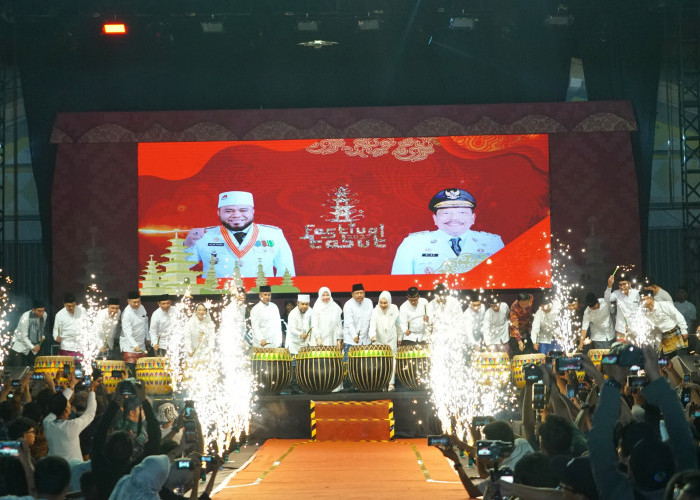 Festival Tabut Bengkulu 2025 Resmi Dibuka, Hotel Penuh dan Dibanjiri Pelaku UMKM 