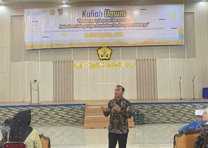 Menteri BKKBN Beri Kuliah Umum di UNIB: Mahasiswa Agen Perubahan Membangun Keluarga di Masa Depan