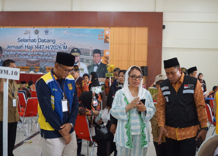  Transit Haji Bengkulu Ditinjau, Senator Destita Pastikan Layanan dan Fasilitas Asrama