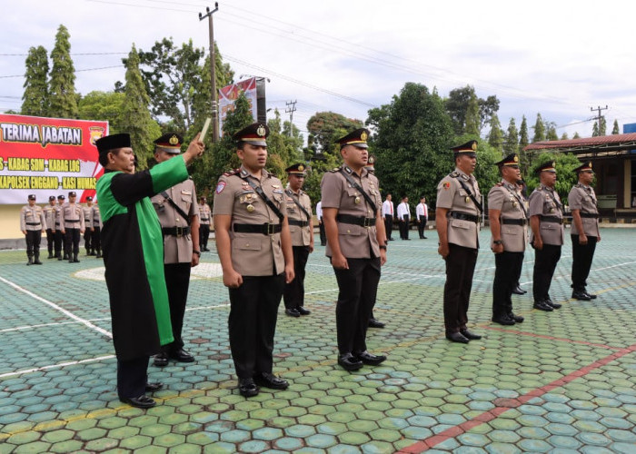 Sejumlah Pejabat Polres Bengkulu Utara Berganti 