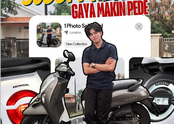 Scoopy Kece, Gaya Makin Pede! Bukan Cuma Motor, Ini Fashion Statement Kamu!