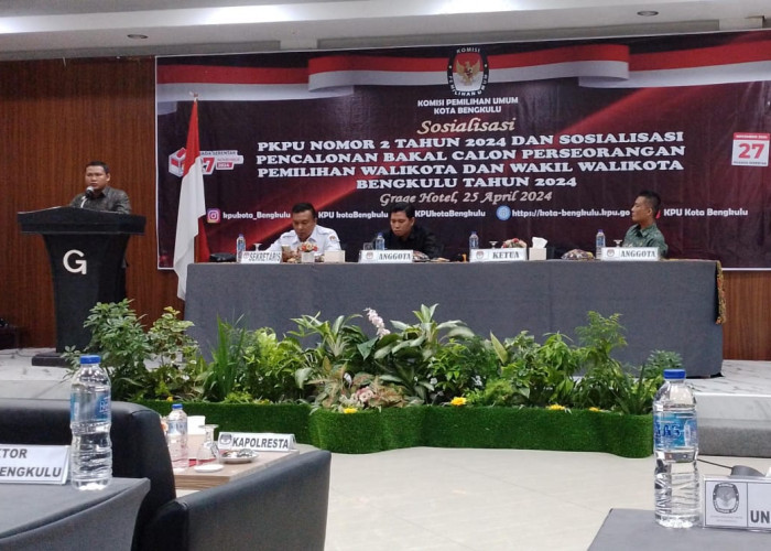 KPU Kota Bengkulu Sosialisasikan PKPU Nomor 2 Tahun 2024 dan Pencalonan Perseorangan 