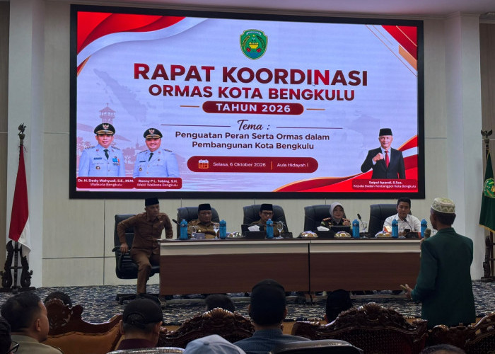 Wali Kota Dedy Wahyudi Ajak Ormas Ikut Mengawasi dan Beri Masukan untuk Pembangunan Kota Bengkulu