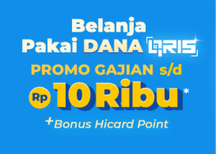 Cek Promo di Hypermart Cashback 5% maksimum Rp10.000 pakai DANA QRIS! 