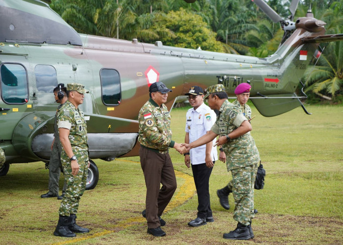 Bupati Seluma Sambut Kunjungan Menhan, Tinjau Batalyon 891/TP