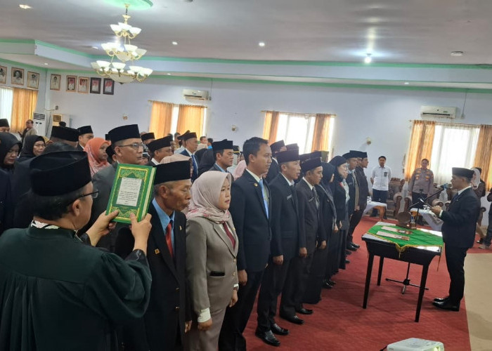 73 Pejabat Pemkab Rejang Lebong Dilantik, Berikut Daftarnya