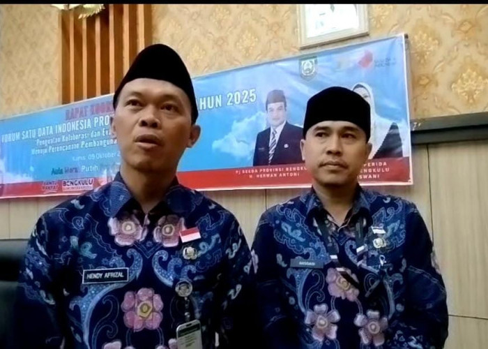 Perkuat Tata Kelola Data, Pemprov Bengkulu Gelar Rakor Satu Data Indonesia