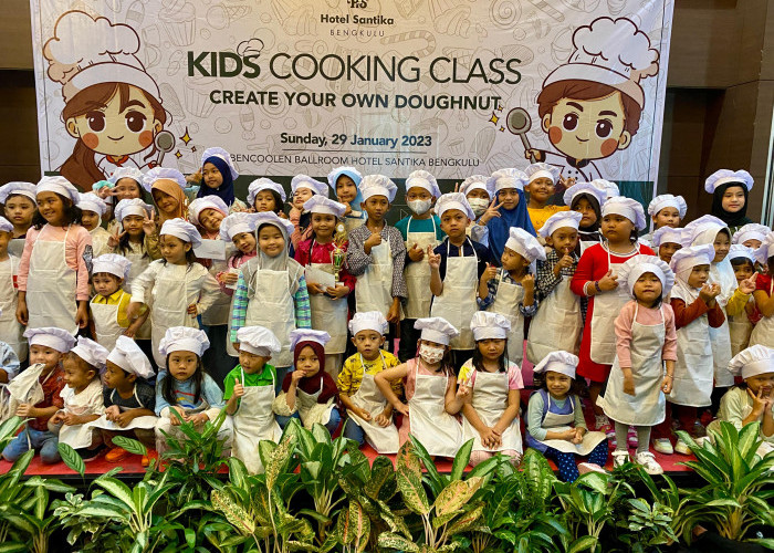 Liburan Seru dan Edukatif: Kids Cooking Class di Hotel Santika Bengkulu