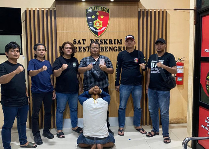 Resmob Polresta Bengkulu Ringkus Pelaku Jambret iPhone 13 di Padang Jati