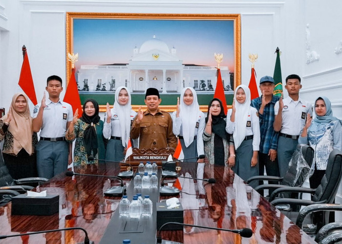 Lepas Calon Paskibraka ke Tingkat Nasional dan Provinsi, Wali Kota Bengkulu Titip Pesan Jaga Nama Baik Daerah