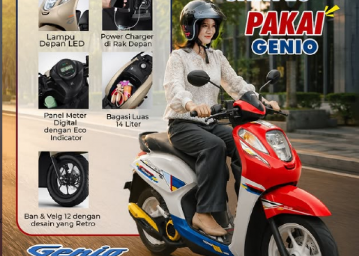 Honda Genio Tawarkan Desain Stylish dengan Fitur Modern untuk Mobilitas Harian