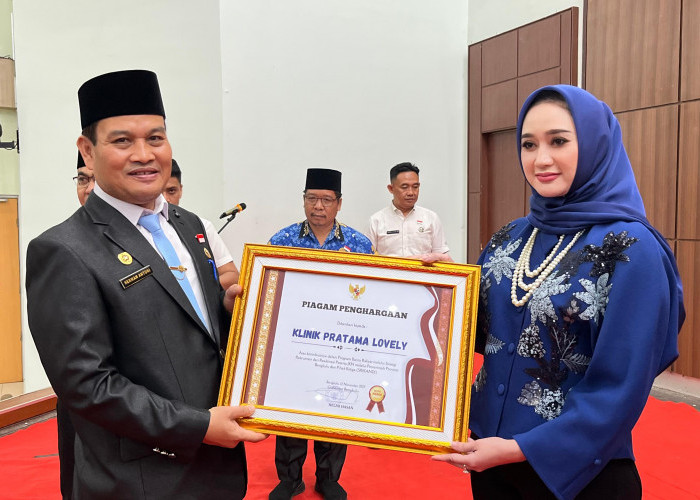 Mitra Pendukung Program Kesehatan di Bengkulu Terima Penghargaan Dari Gubernur Bengkulu