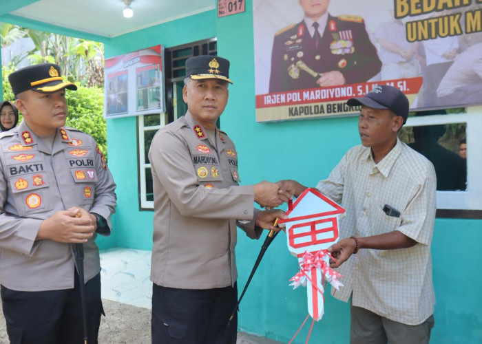 Kapolda Bengkulu Resmikan Bedah Rumah ke-70, Tegaskan Komitmen Hadir untuk Masyarakat