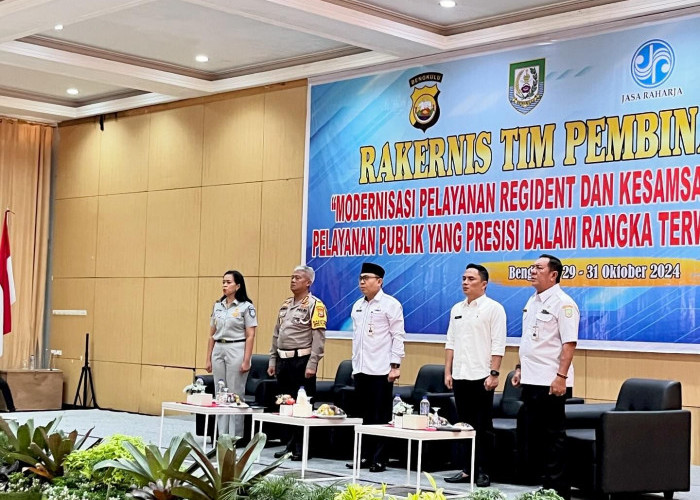 Rakernas Tim Pembina Samsat Bengkulu Bahas Modernisasi Pelayanan Publik yang Responsif