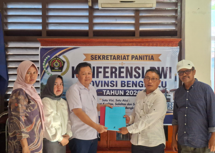 Marsal Abadi Resmi Daftar Balon Ketua PWI Provinsi Bengkulu, Sukatno Balon DK