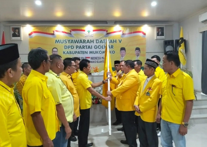 Choirul Huda Kembali Nakhodai Golkar Mukomuko 2026–2031