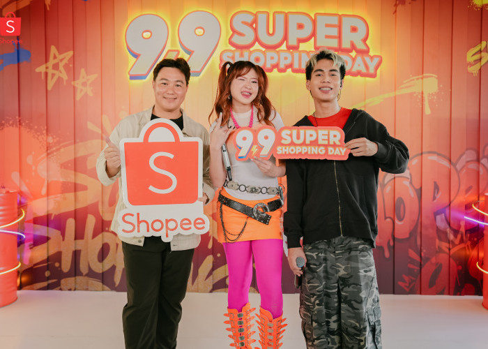 Gaya Naykilla dan Tenxi Jadi Sorotan di Iklan Shopee 9.9 Super Shopping Day 