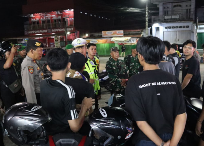 Cegah Balap Liar dan Perang Sarung, Kapolres Bengkulu Selatan Pimpin Patroli Skala Besar