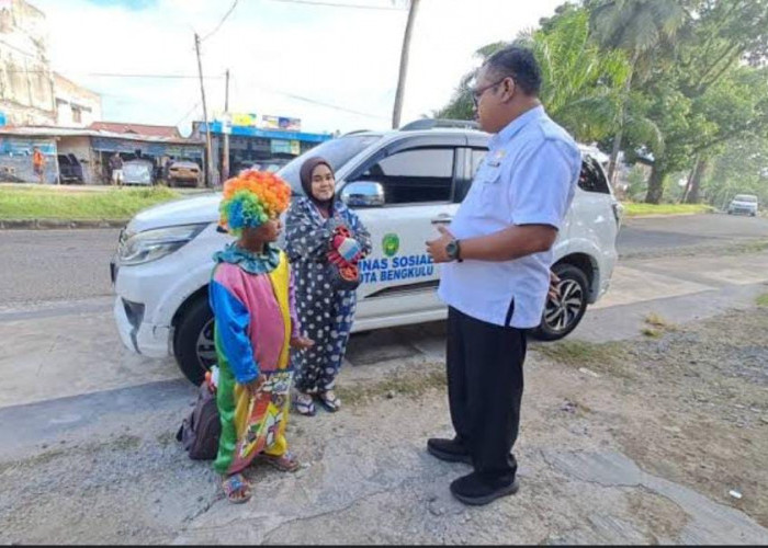 Kelabui Petugas Dinsos, Gepeng di Kota Bengkulu Beraksi di Hari Libur