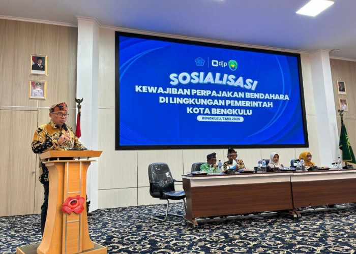 Pemkot Bengkulu Perkuat Pemahaman Pajak Bendahara Melalui Sosialisasi Perpajakan
