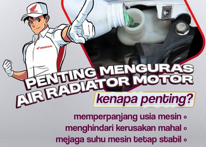 Air Radiator Kotor Bisa Bikin Mesin Rusak, Yuk ke AHASS!