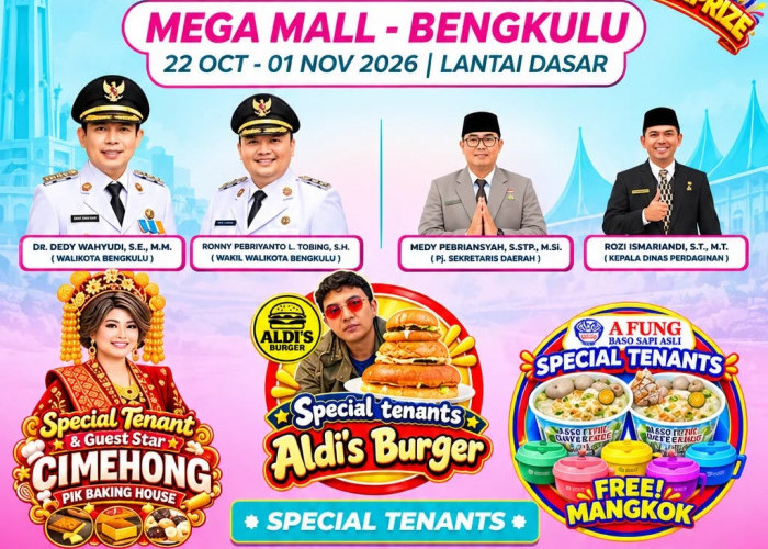 Kuliner Gang Viral Hadir di Bengkulu, Puluhan Tenant Populer Jakarta Meriahkan Mega Mall